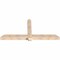 Ekena Millwork Eugene Smooth Timber Gable Bracket, Douglas Fir, 84"W x 38"H x 5 1/2"D x 5 1/2"F, 11/12 Pitch GBW084X38X0606EUG00SDF - alternate 3